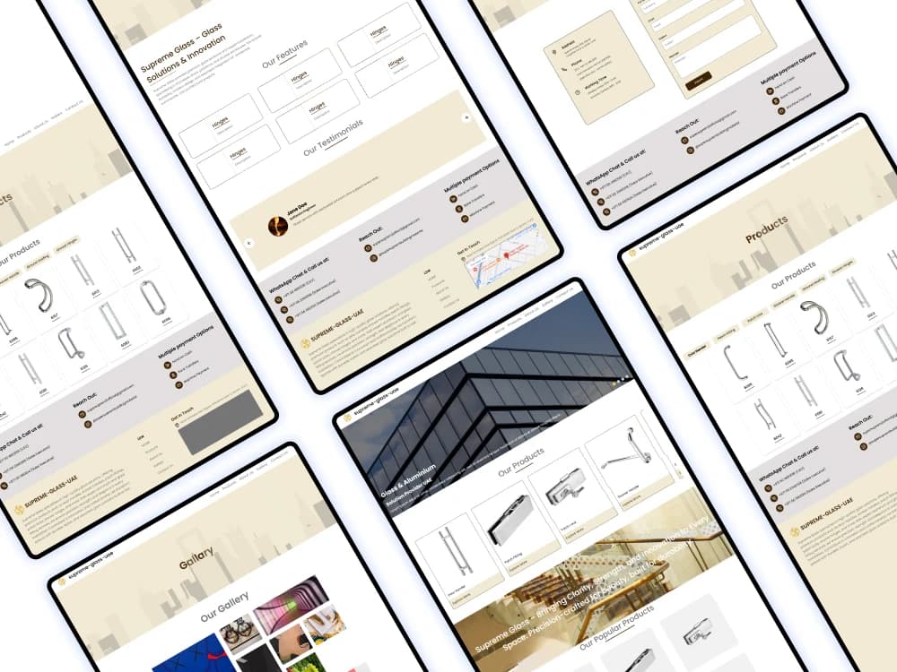 Supreem Glass commercial manufacturing specification portal
